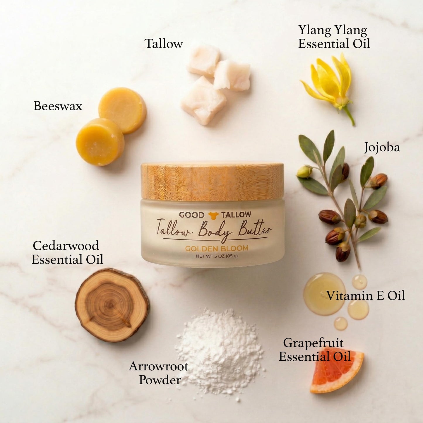 Tallow Body Butter — Golden Bloom